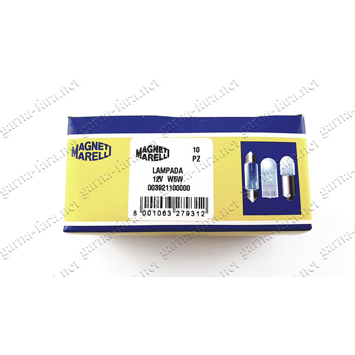 W5W Magneti Marelli 003921100000 12В 1
