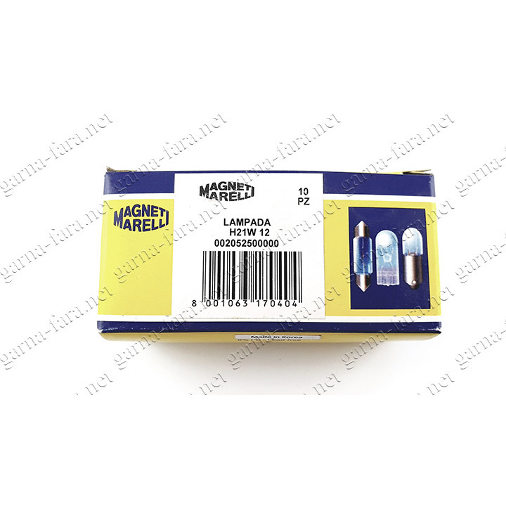 H21W Magneti Marelli 002052500000 12B 1