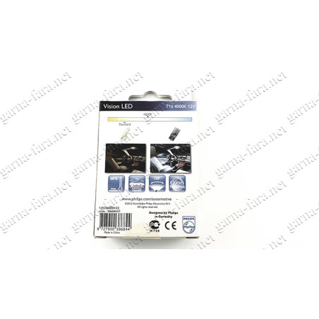 W5W(T10) Philips 12933 4000K 12В