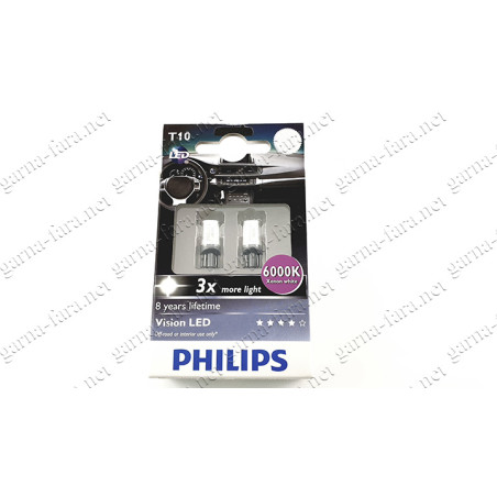 W5W(T10) Philips 12934 6000K 12В 2